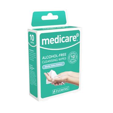 Medicare Alcohol Free Cleansing Wipes 10Pack