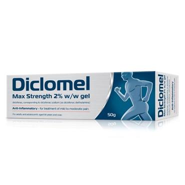 Diclomel Max Strength 2% Gel 50g