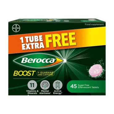 Berocca Boost 45 Sugar Free Effervescent Tablets