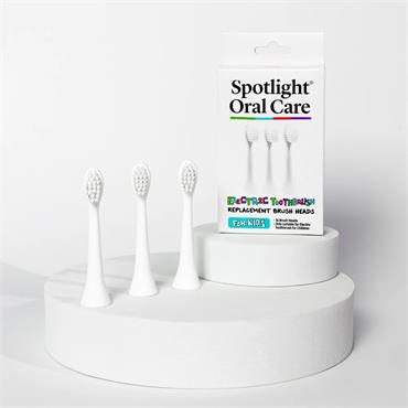 Spotlight Oral Care Electric Toothbrush Heads x3 For Kids