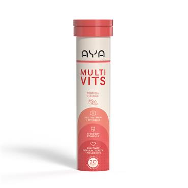 AYA MultiVits Tropical Flavour Soluble & Effervescent 20Pack
