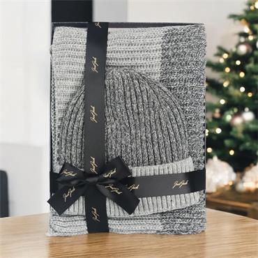 Just Jack Winter Wear Hat & Scarf Set Grey 