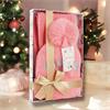 Little Treasures Pink Boston Scarf & Hat 
