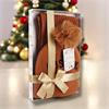 Little Treasures Brown Boston Scarf & Hat 