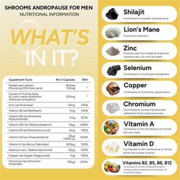Fabu Shrooms Andropause For Men