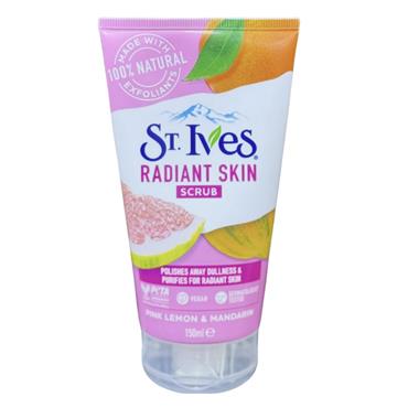 St Ives Radiant Skin Scrub Pink Lemon & Mandarin 150ml