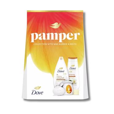 Dove Pamper Collection with Wax Burner & Melts