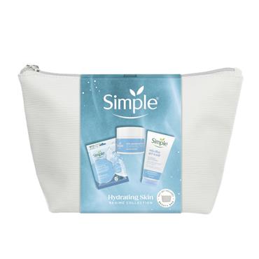 Simple Hydrating Skin Regime Collection Gift Set & Beauty Bag