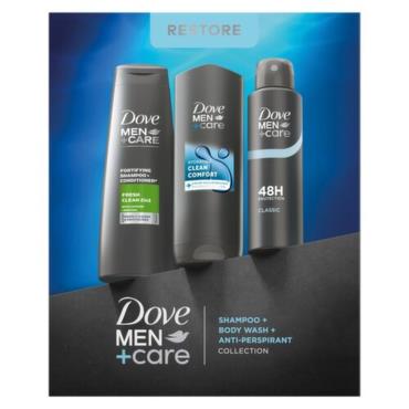 Dove Restore Men + Care 3PC Gift Set 