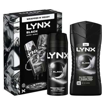 Lynx Black Gift Set 2 Piece