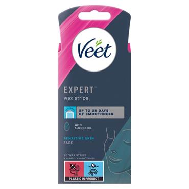 Veet Expert Face Wax Strips 20PK