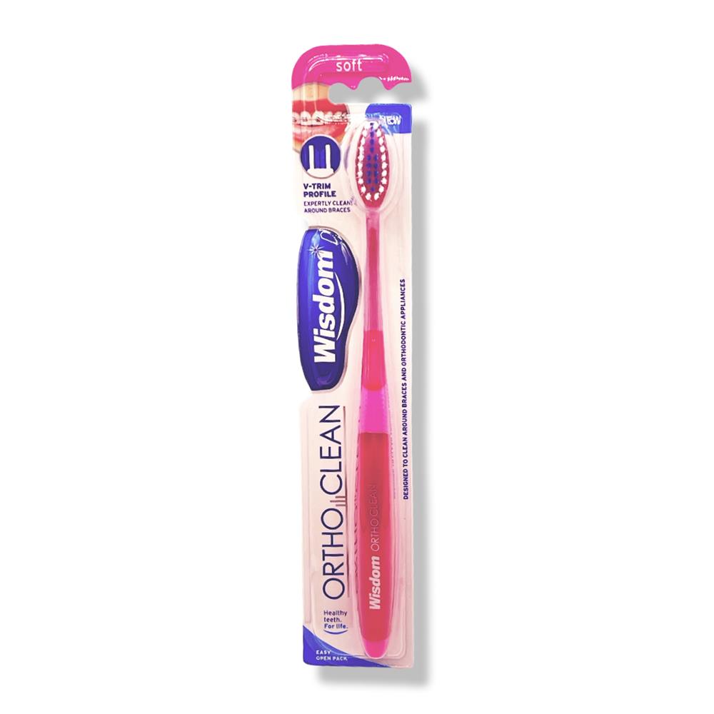 WISDOM ORTHODONTIC SOFT TOOTHBRUSH O'Dwyers Pharmacy Cashel