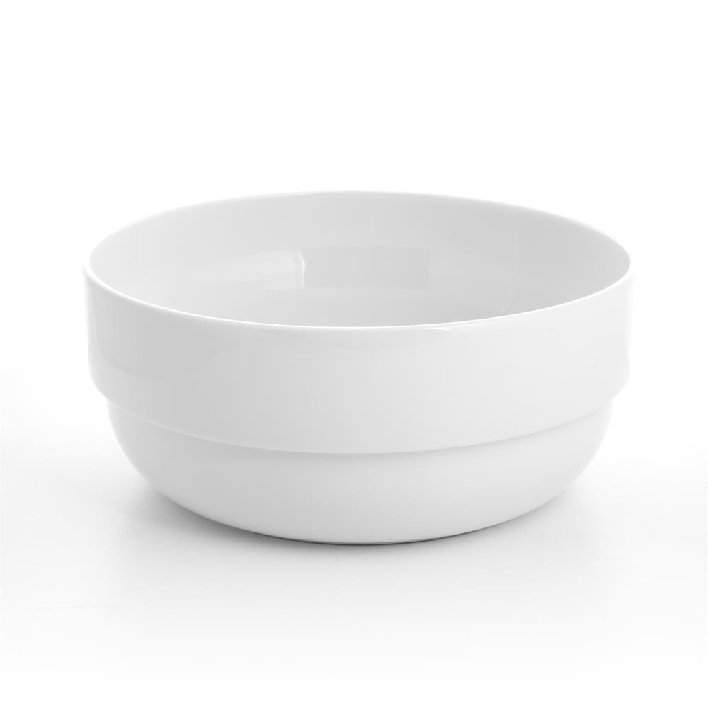 Porcelain large salad bowl 12"wx5"high Select Hire Cater Hire