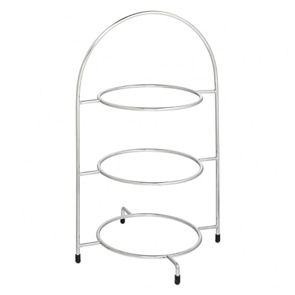 Afternoon Tea Cake Stand (Stainless Steel) Select Hire Cater Hire