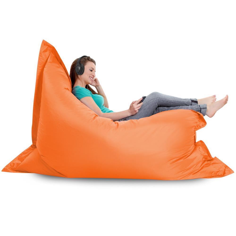 Bean Bag *ORANGE* (Giant Bean Bag) 180cm L x 140cm D Select Hire