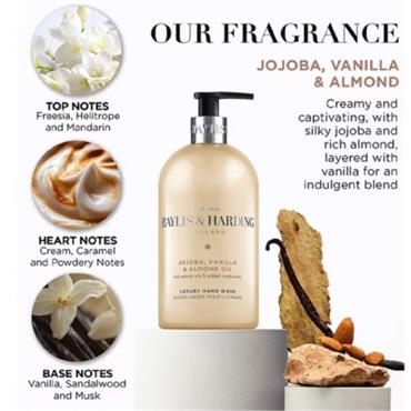 Baylis & Harding Jojoba Vanilla & Almond Oil Handw