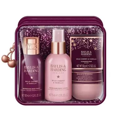 Baylis & Harding Wild Cherry Luxery Travel Wash Bag