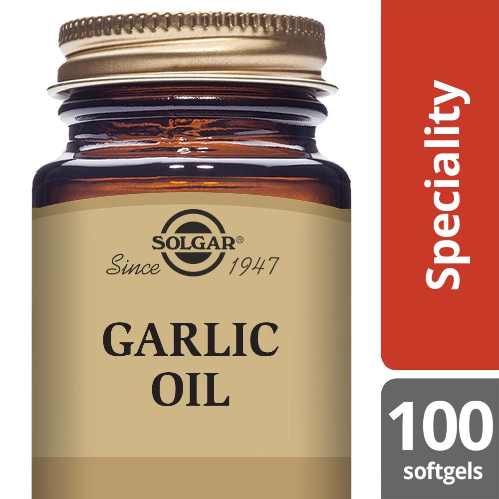 Solgar Garlic Oil 100 softgels Mellericks Pharmacy Cork Ireland