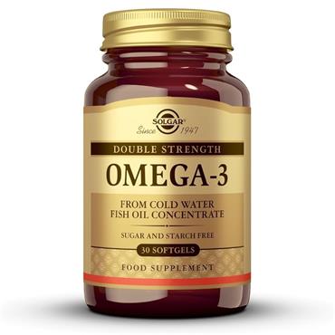 Solgar Omega 3 Double Strength Fish Oil 30 Softgel