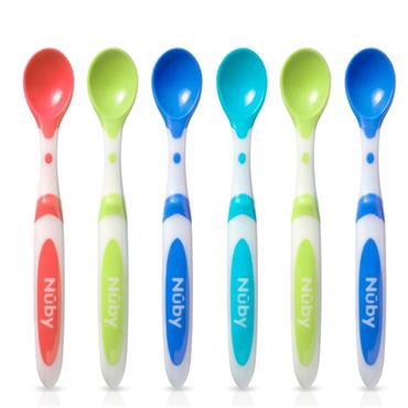 Nuby Muncheez Weaning Spoons 4m+ 6 Pack0