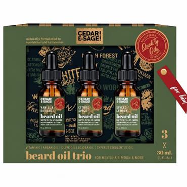 Cedar & Sage Beard Oil Set