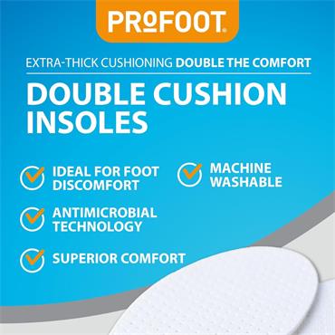 DOUBLE CUSHION MEN FULL LENGTH INSOLES