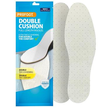 DOUBLE CUSHION MEN FULL LENGTH INSOLES