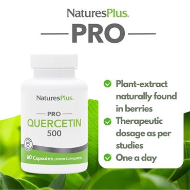 Natures Plus Pro Quercetin 500mg 60 capsules