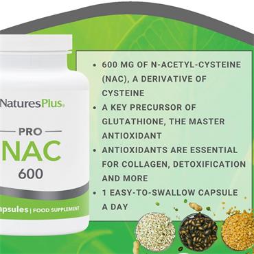Natures Plus Pro NAC 600 60 capsules