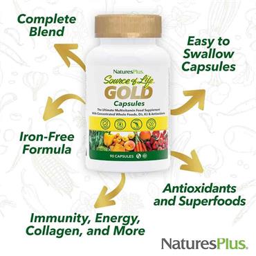 Natures Plus Source Of Life Gold 90 Capsules