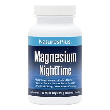 Natures Plus Magnesium Night Time 60 cap
