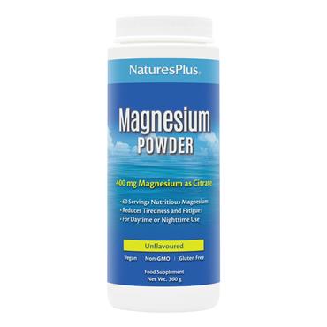 Natures plus Magnesium Powder 400mg 360g