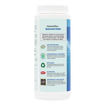 Natures plus Magnesium Powder 400mg 360g