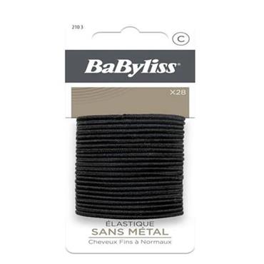 BaByliss Elastics 3mm black 12pck