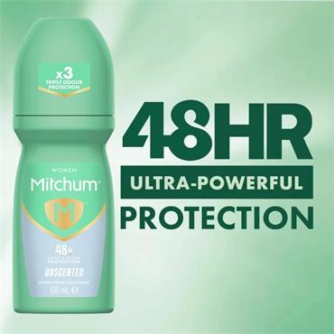 Mitchum Roll On Unscented 100ml