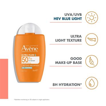 Avene Ultra Fluid 50SPF Oil Control