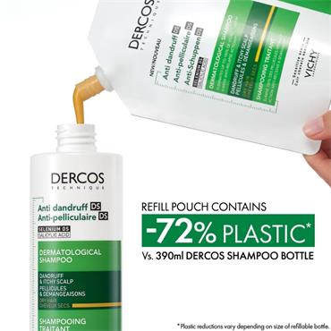 Vichy Dercos Shampoo Dry Hair Refill 390ml