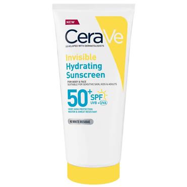 Cerave Invisible Hydrating Sunscreen 177ml 50+ SPF