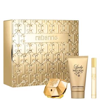 Paco Rabanne Lady Million 50ml Edp 3 Piece Giftset