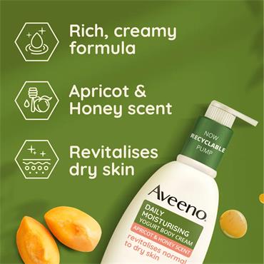 Aveeno Daily Moisturising Yogurt Body Cream 300ml