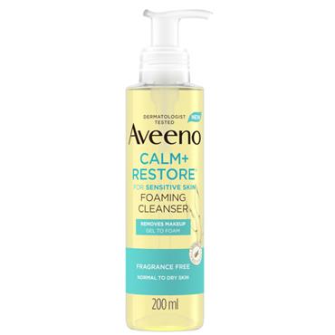 Aveeno Gel To Foam Cleanser 200ml
