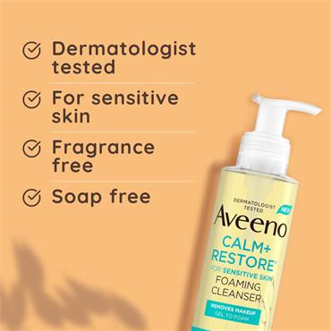 Aveeno Gel To Foam Cleanser 200ml