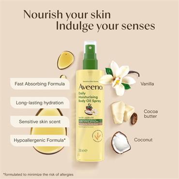 Aveeno Daily Moisturising Cocoa Vanilla  Body Oil