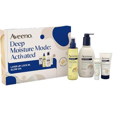 Aveeno Deep Moisture Mode 4pc Giftset