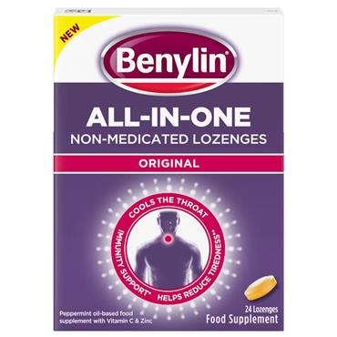 Benylin All In One Lozenge Original 24s