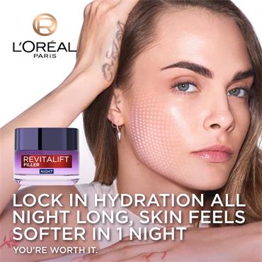 LOreal Revitalift Filler Anti Wrinkle Night Cream