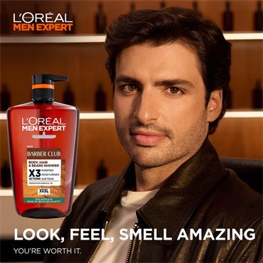 Loreal Men Expert Barber Club Shower Gel 1L