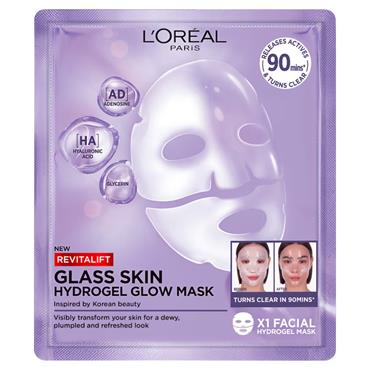 LOreal Revalift Glass Skin Hydrogel Glow Mask