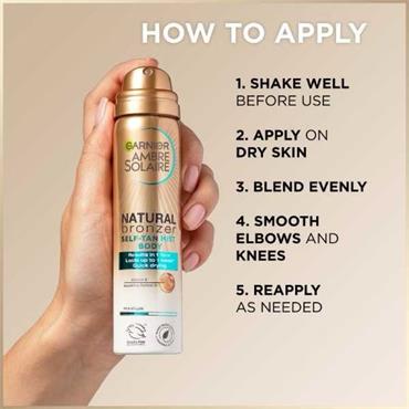 GARNIER AMBRE SOLAIRE NO STREAKS BRONZER MEDIUM