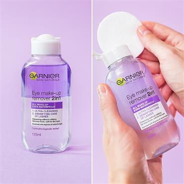 Garnier Express 2 in 1 Eye Makeup Remover 125ml